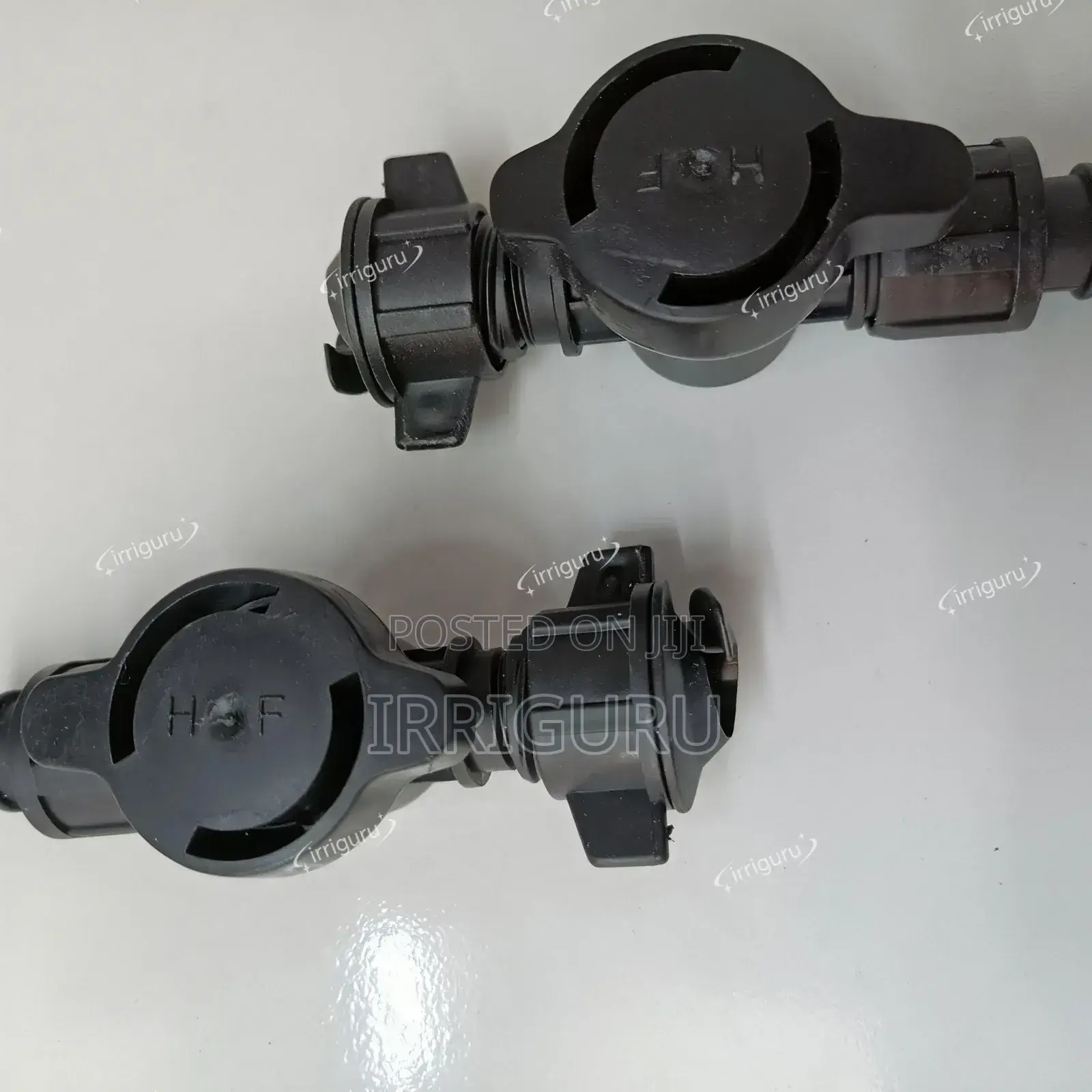 Black Layflat-Drip Minivalves