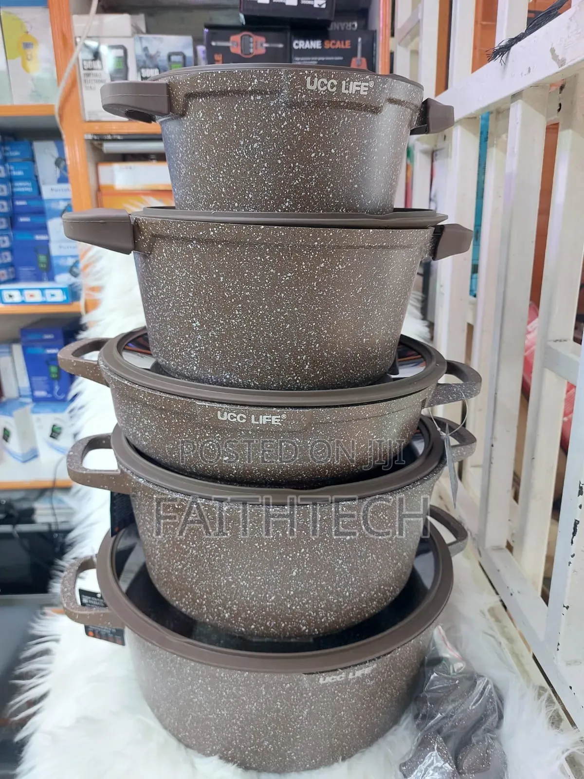 ▶Ucc 10pcs Cookware Set.