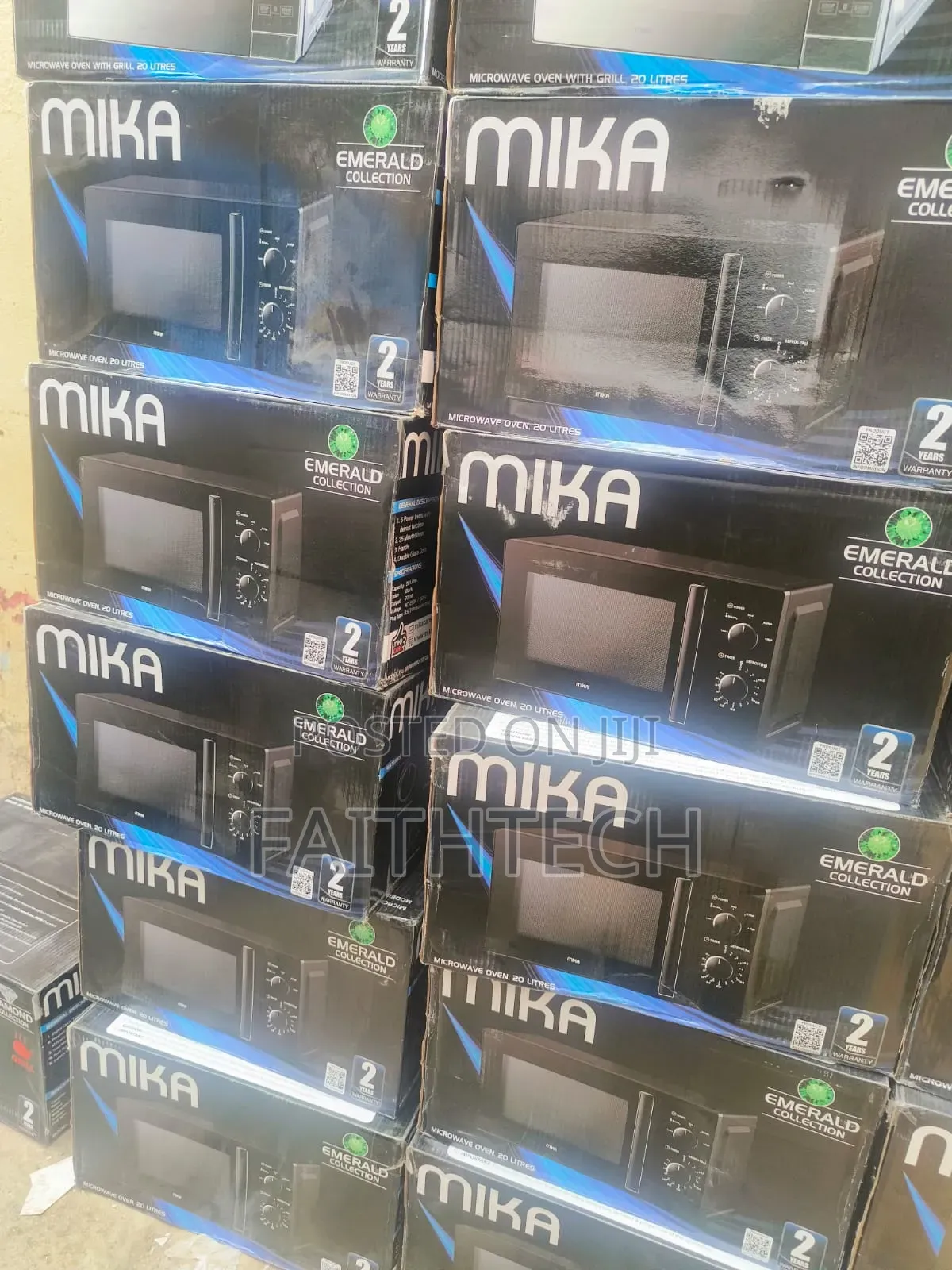 Mika Microwave, 20l, Manual - Black.