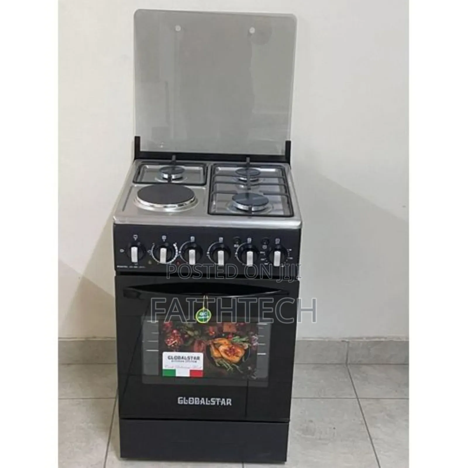 Black 50*55 Globalstar Jet 3+1 Standing Cooker