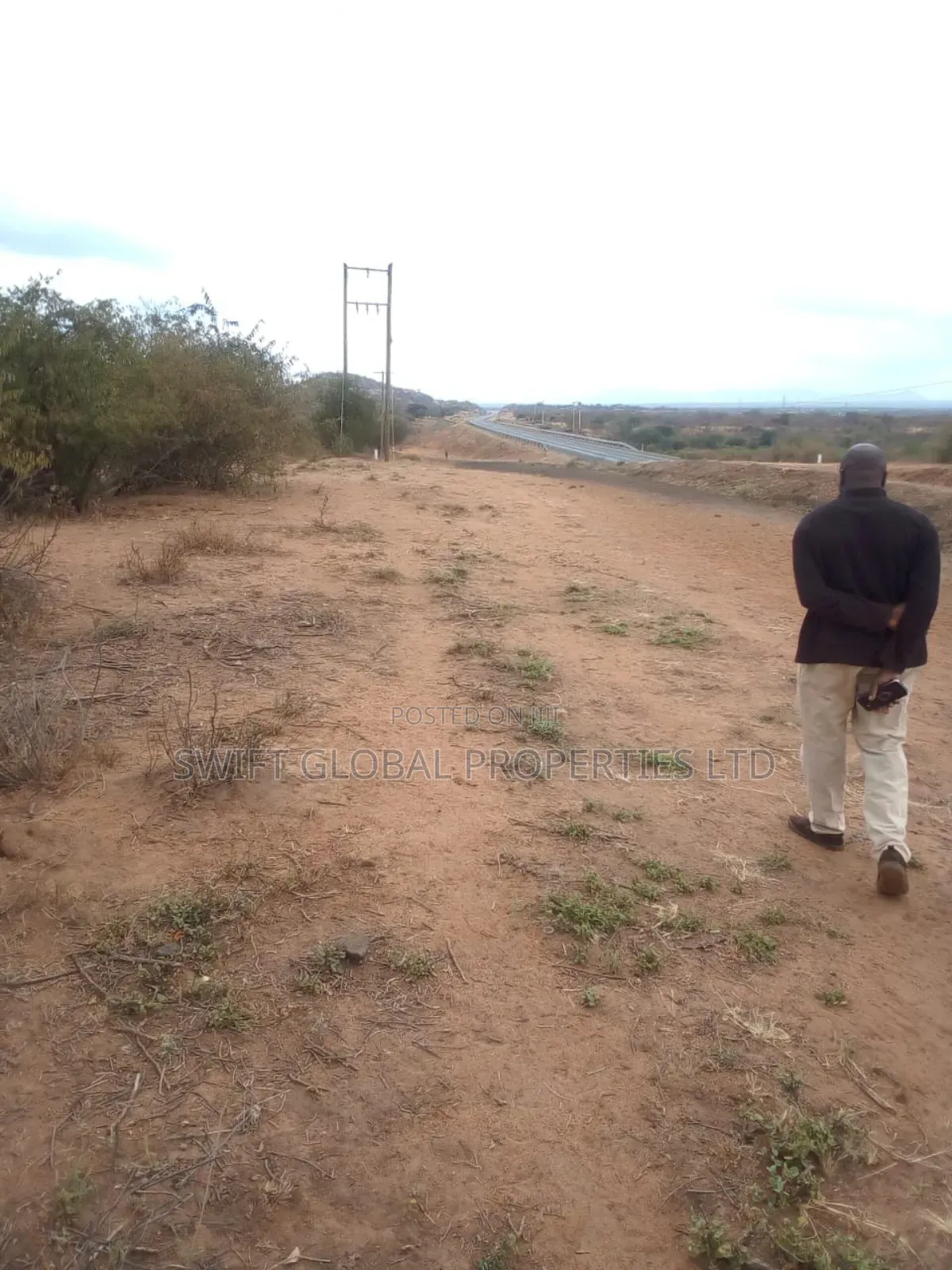 10 Acres Touching Wote Road in Makindu Is for Sale
