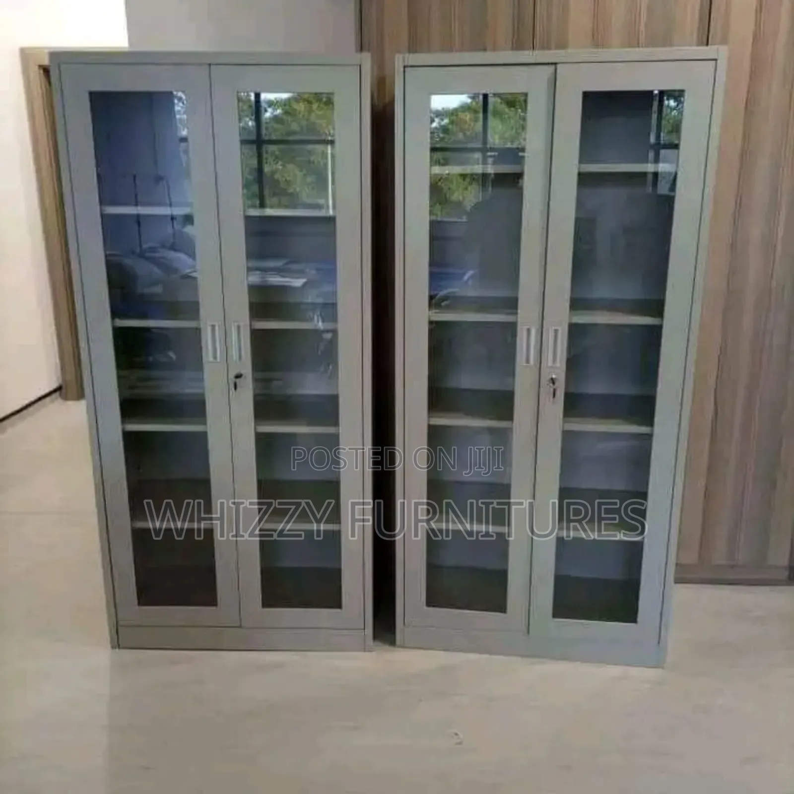 2door Glass File Cabinet