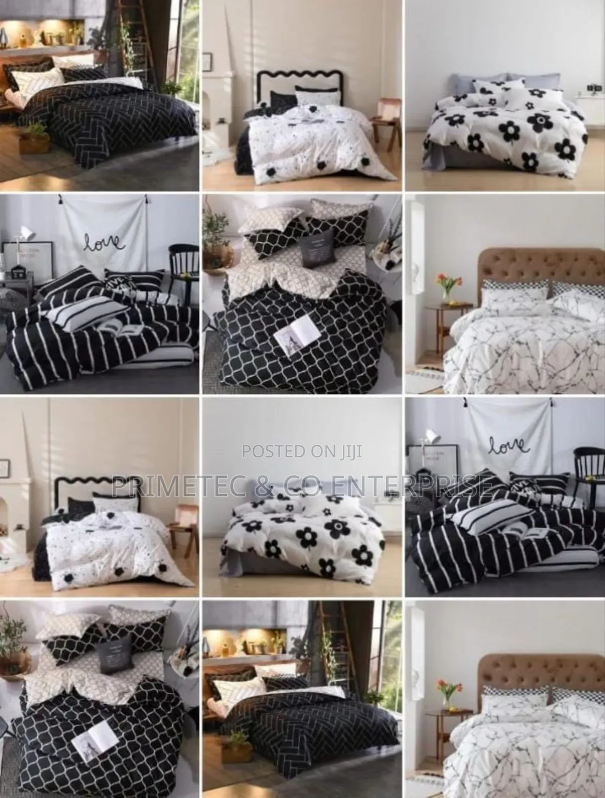 Luxury Nordic Style Cotton Microfiber Duvet Cover Set