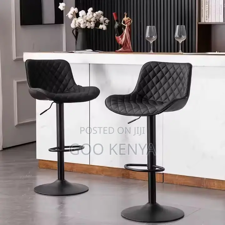 Home Furniture ; Bar Stool Black Home Furniture