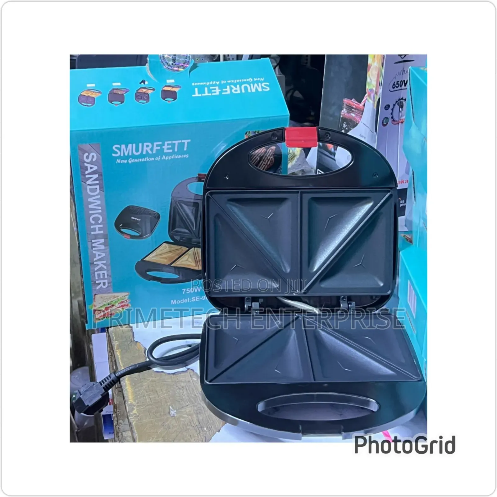Smurfett 2-Slot Sandwich Maker