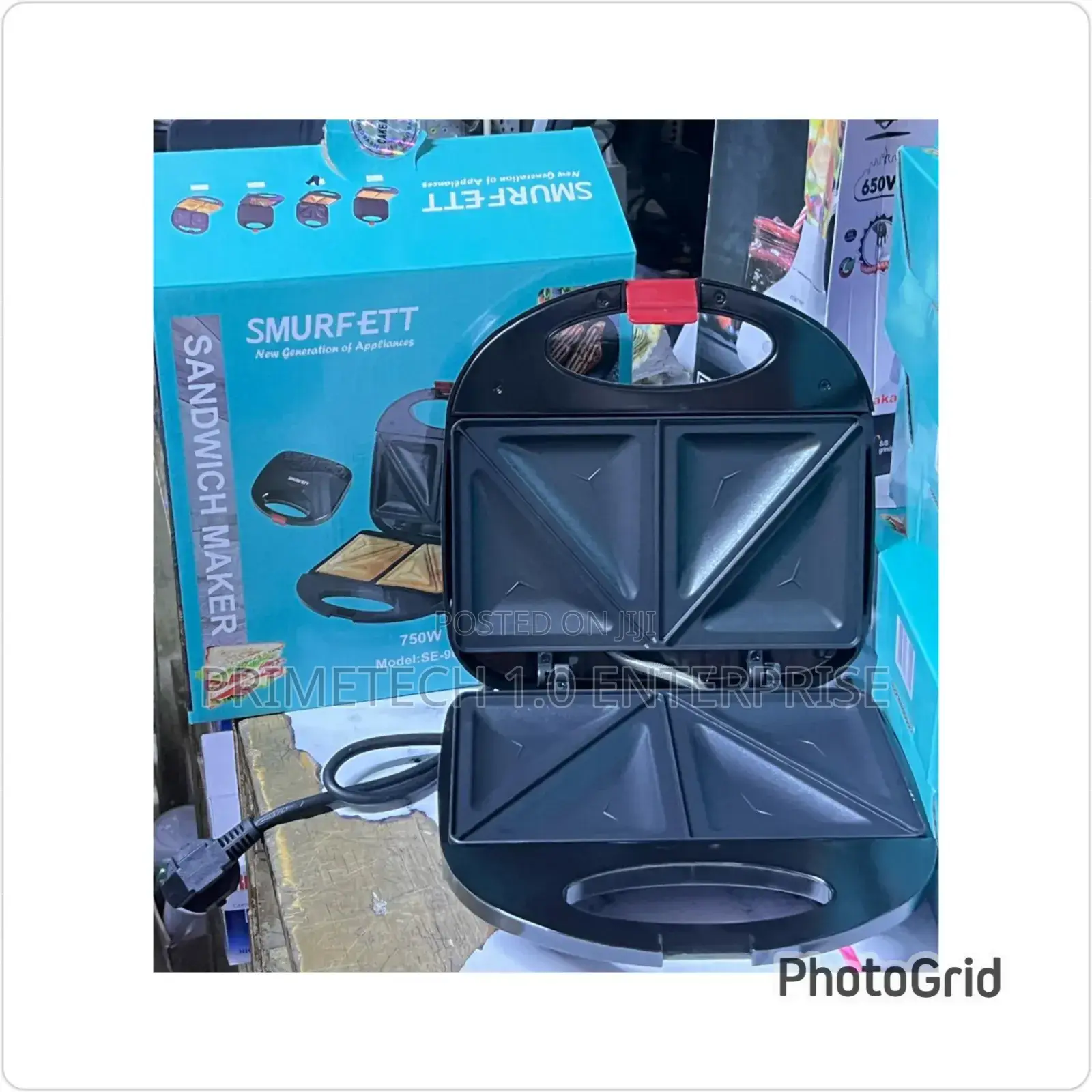 Smurfett 2-Slot Sandwich Maker