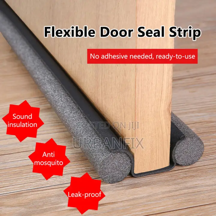 Flexible Heavy-Duty Under the Door Bottom Strip Space Sealer