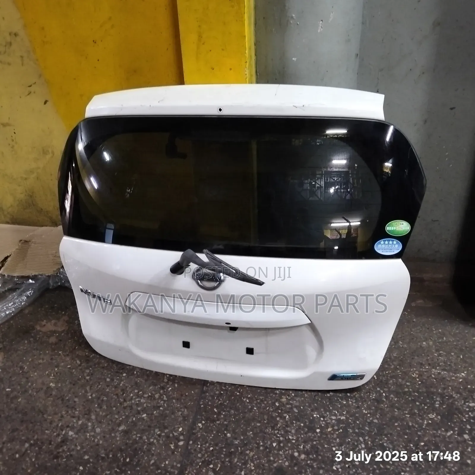 Nissan Note E12 Tailgate/Boot, Model 2012/2014. Ex Japan