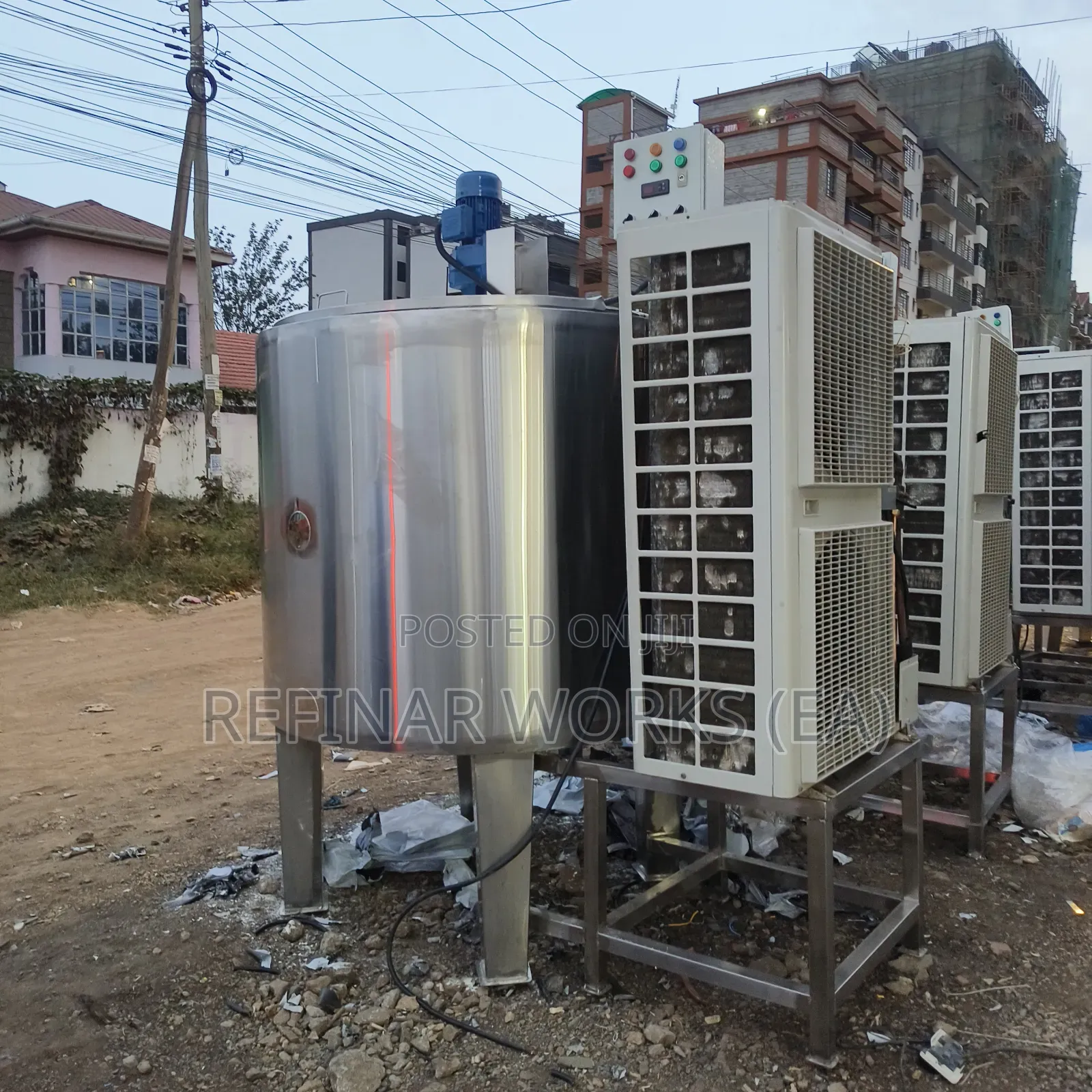 Milk Dairy/Food Processing Equipments Pasteurizer Chiller