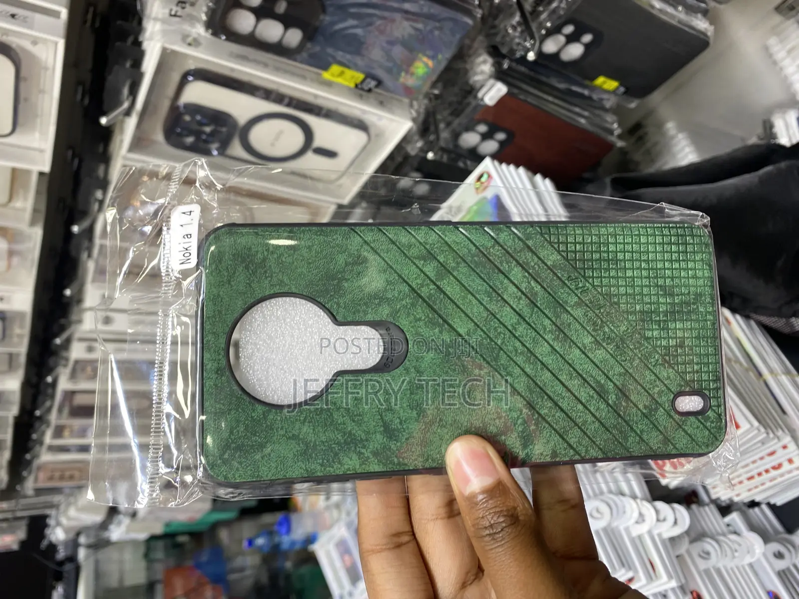 Meeshoo Leather Back Cover for Nokia 1.4