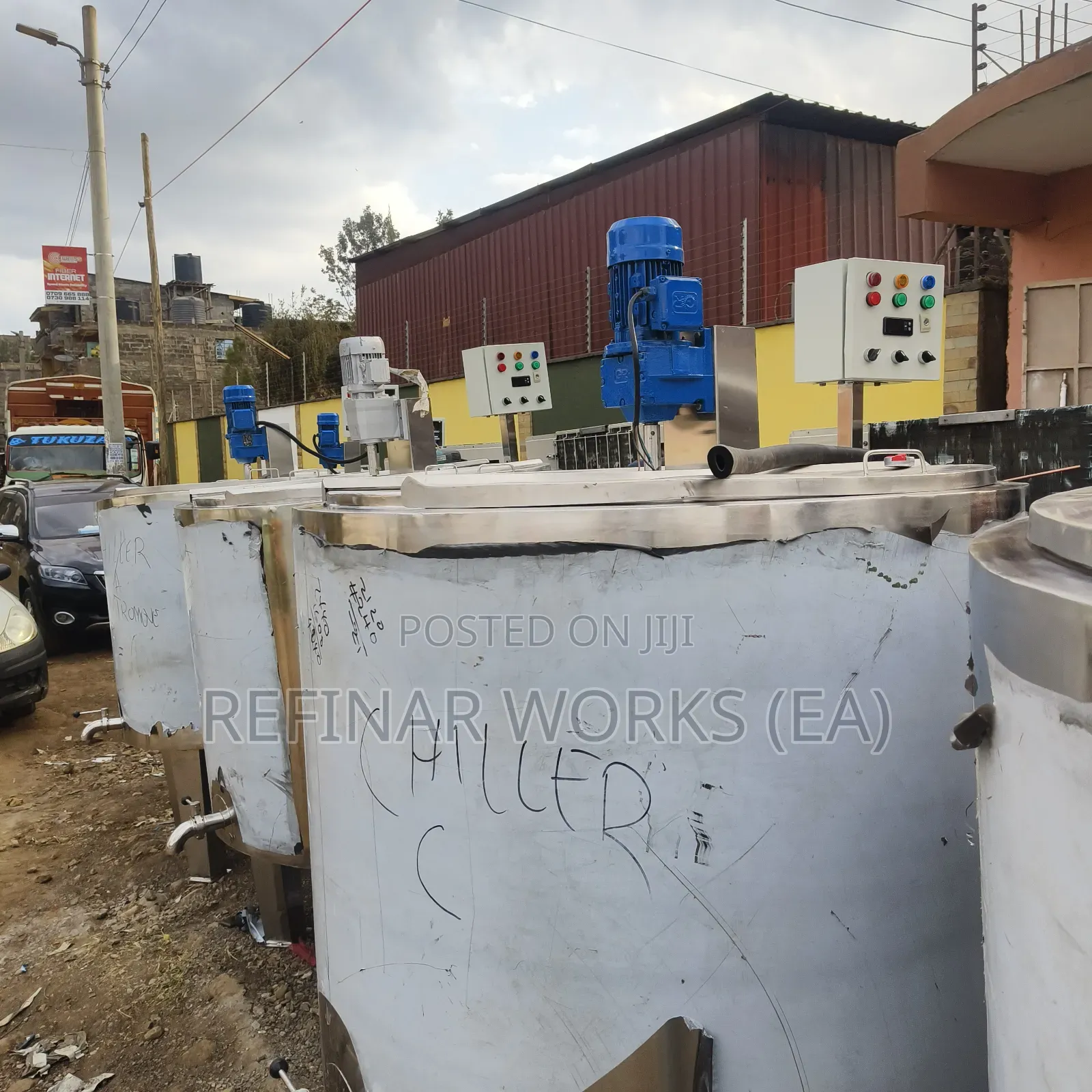 Large-Scale Yoghurt Machines, Fermentation Tanks Coolers