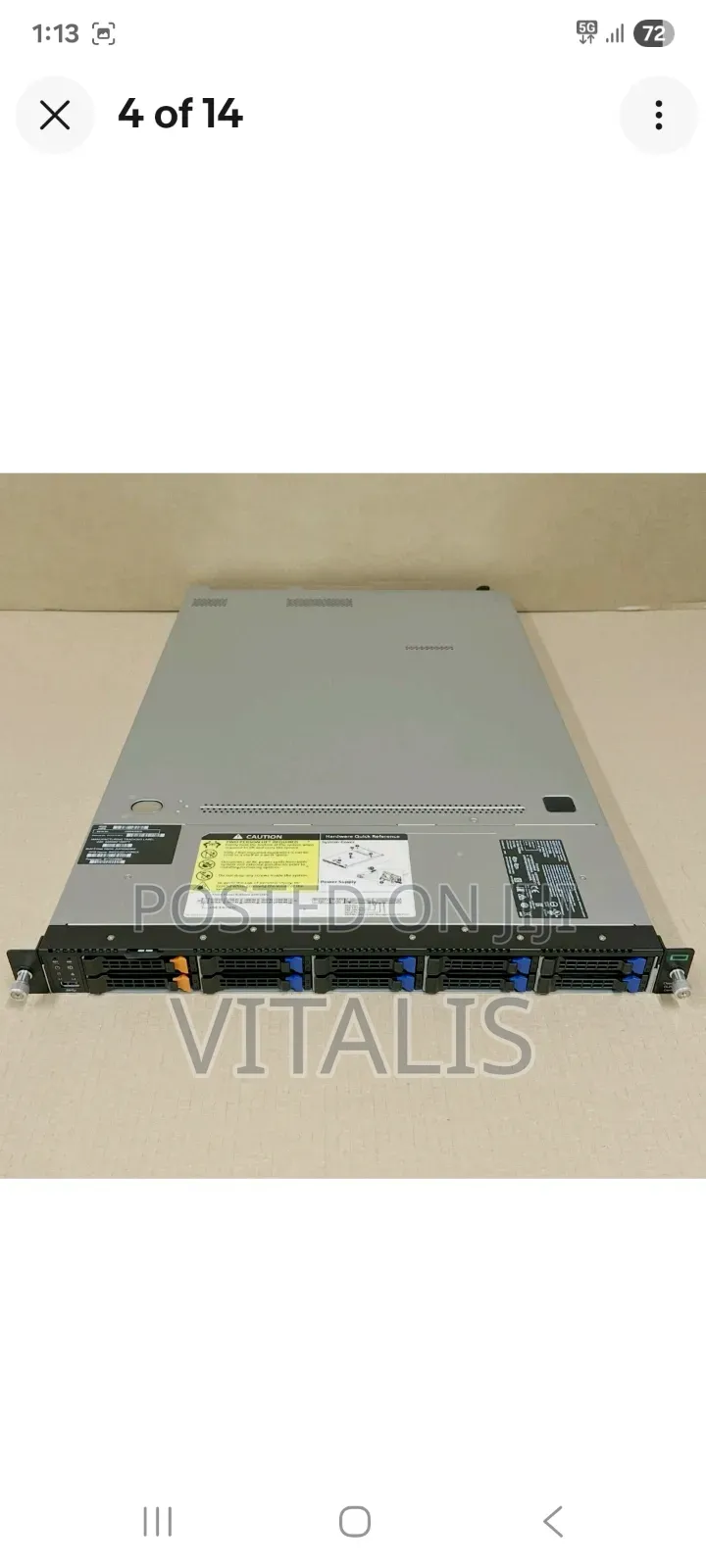 New Server HP ProLiant DL 64GB Intel Xeon SSD 1.5T