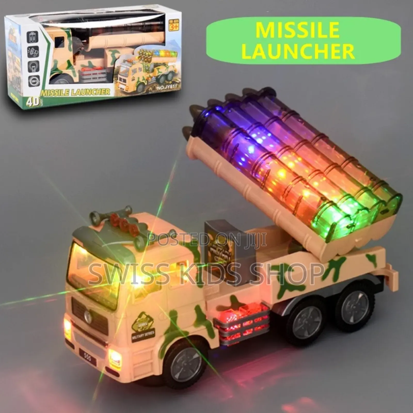 Army Truck Toy/ Military Truck/ Missile Launcher