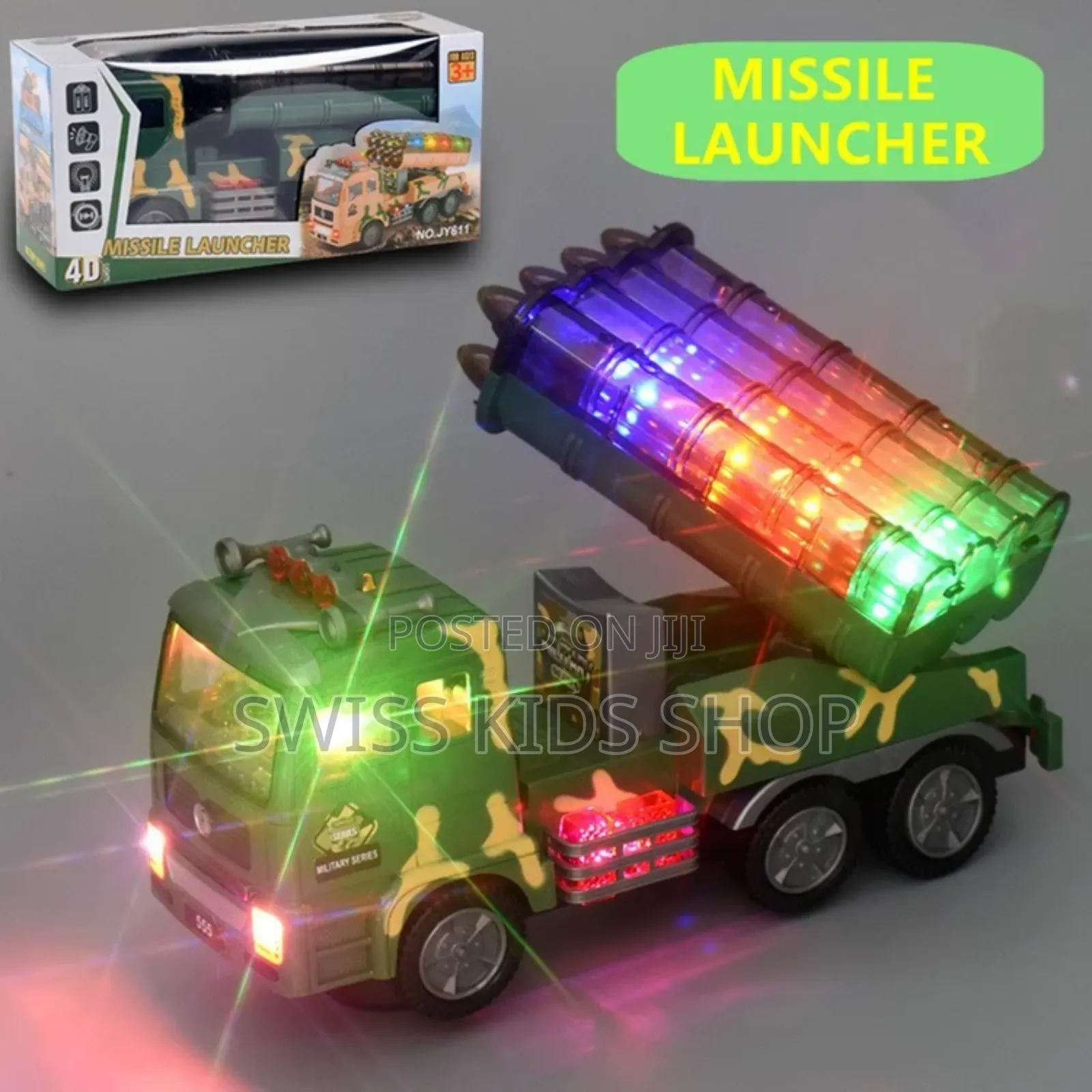 Army Truck Toy/ Military Truck/ Missile Launcher