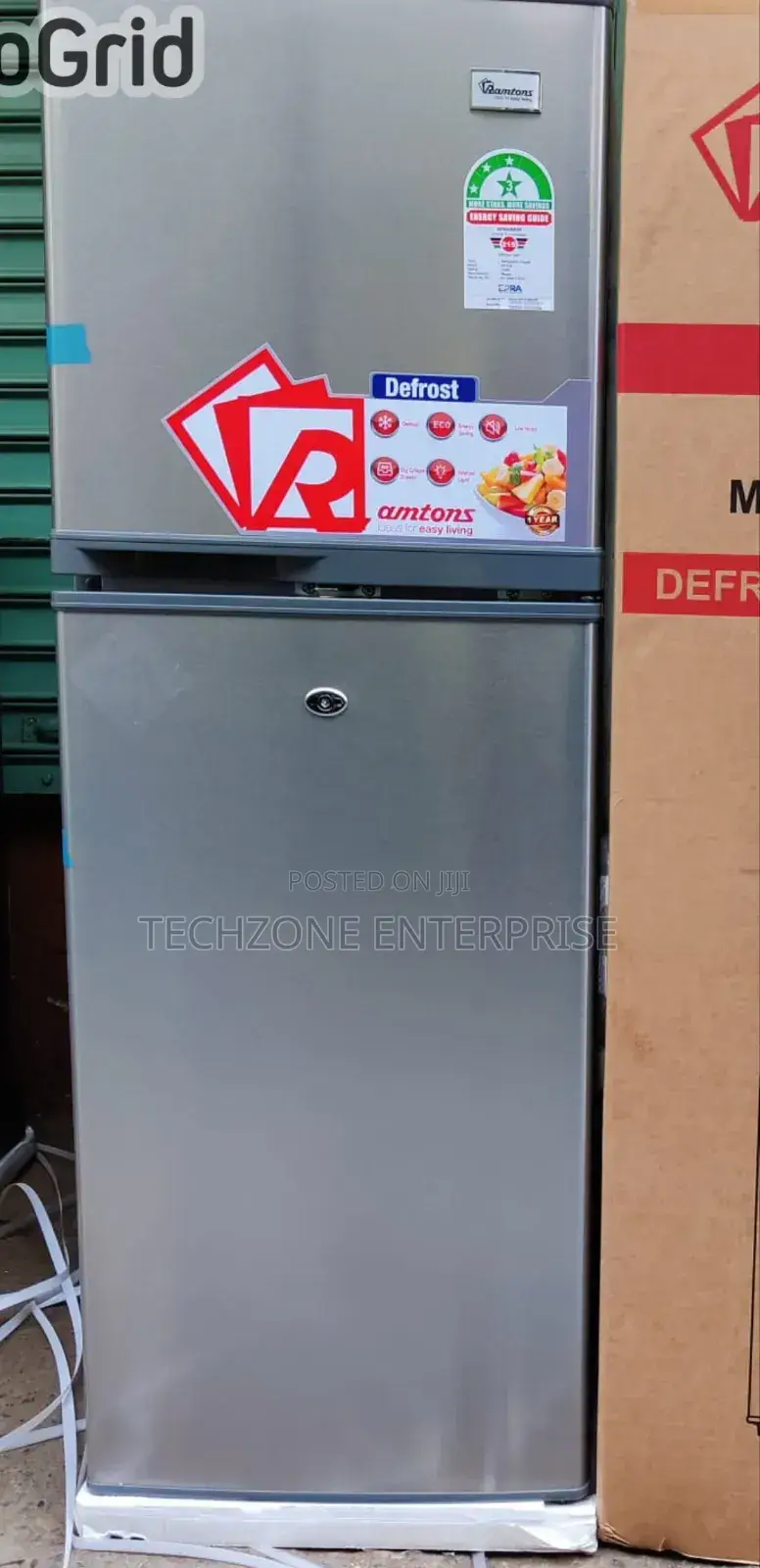 Ramtons 138 Litres Double Door No Frost Refrigerator 