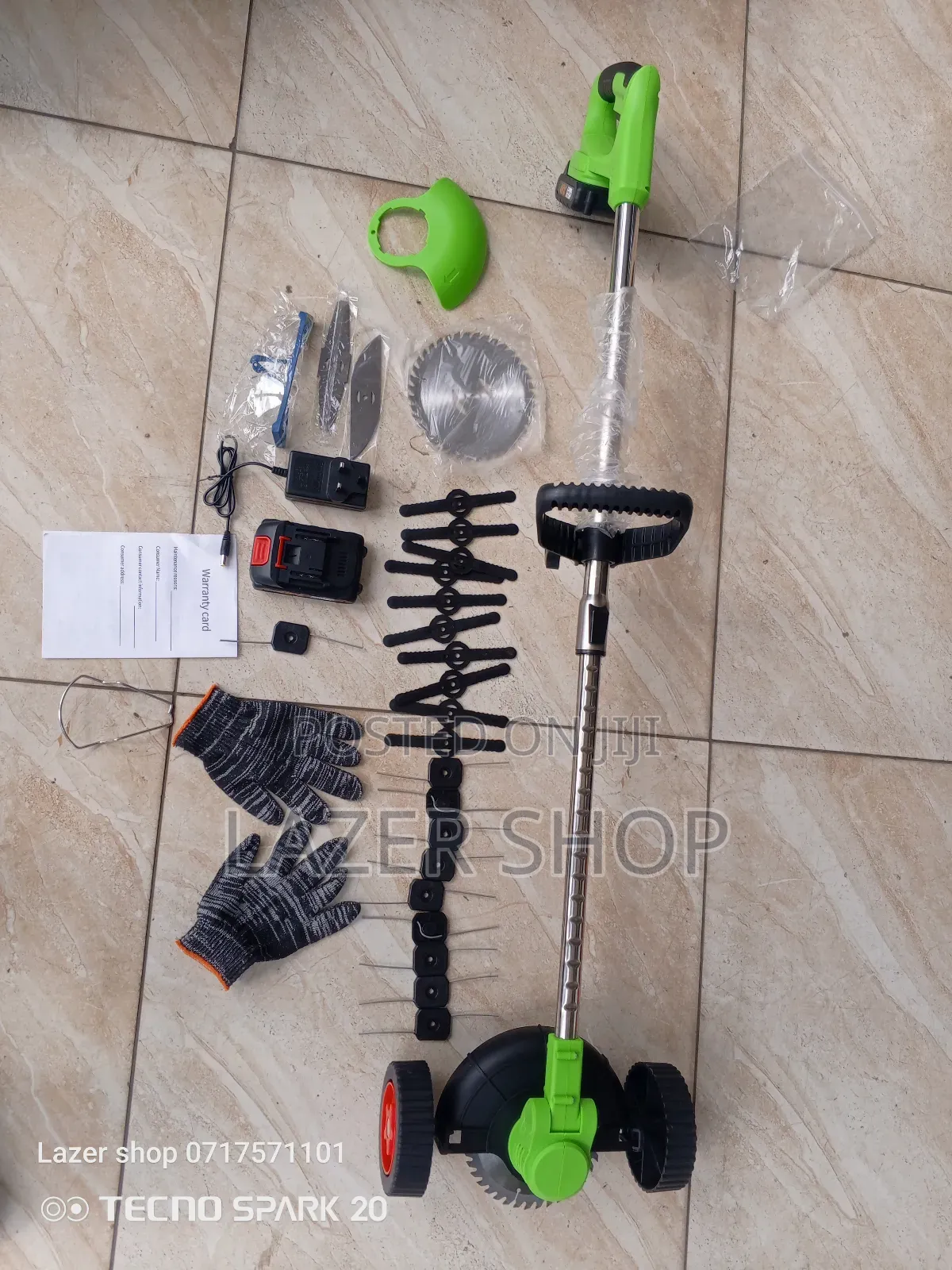 Cordless Rechargeable Grass Cutter