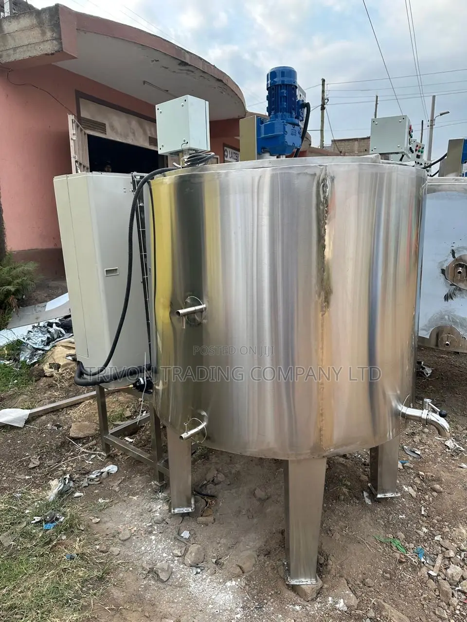 Stainless Steel 1000l Milk Cooling Tank