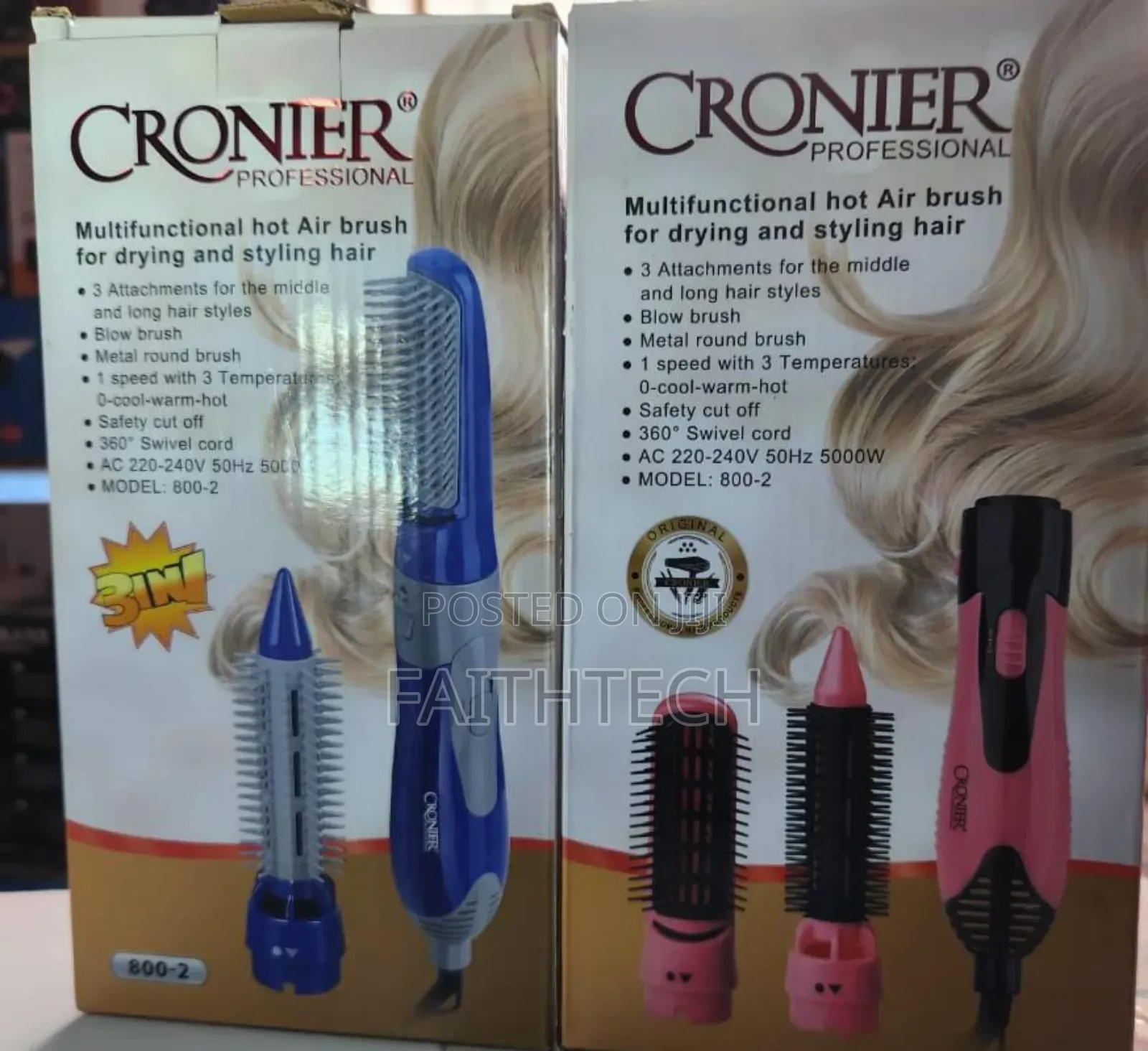 Cronier 3in1 Proffesional Hot Air Brush
