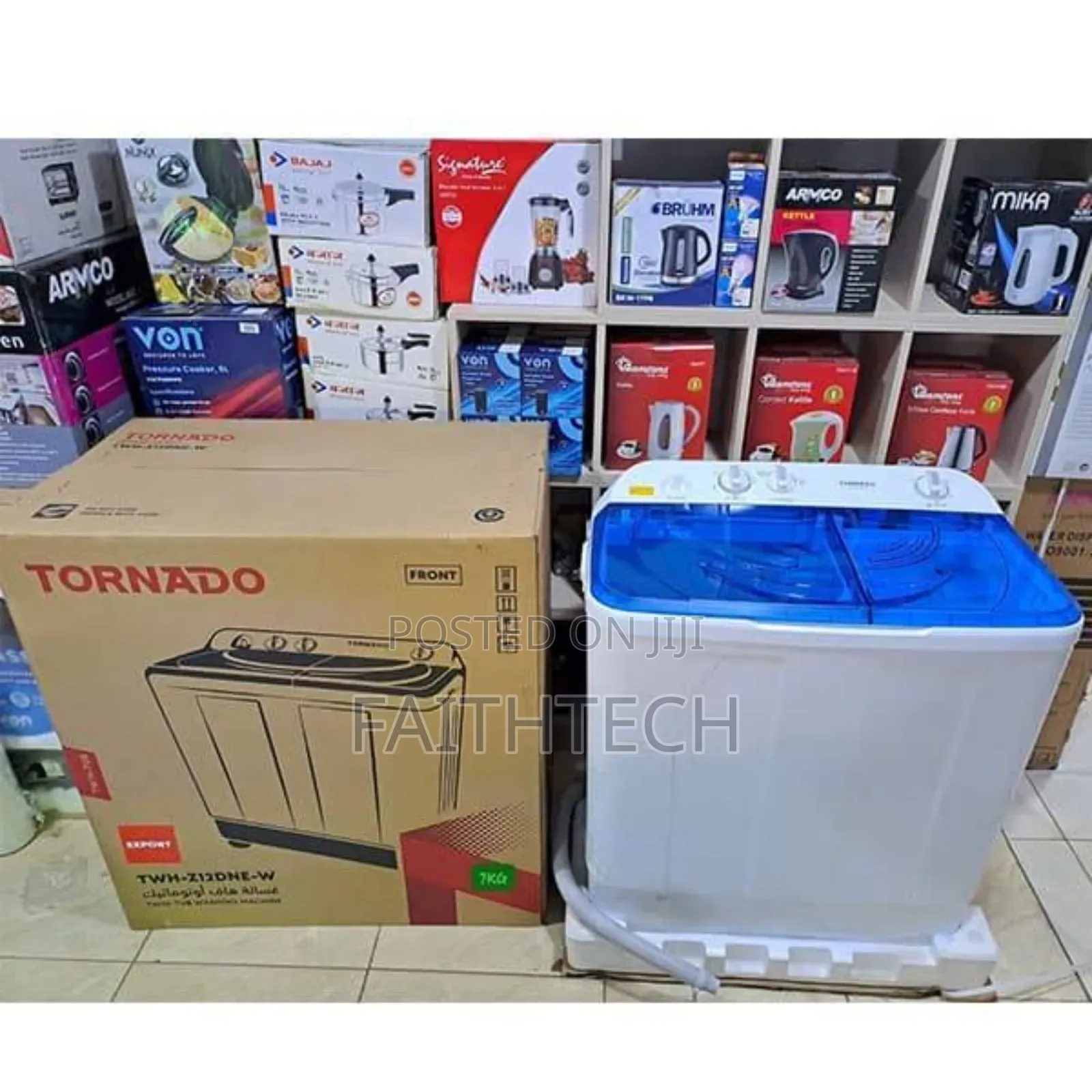 7kg Tornado Twin Tub Washing Machine