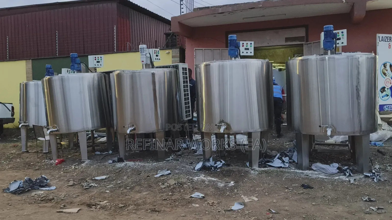 Stainless Steel Milk Boilers and Pasteurizers