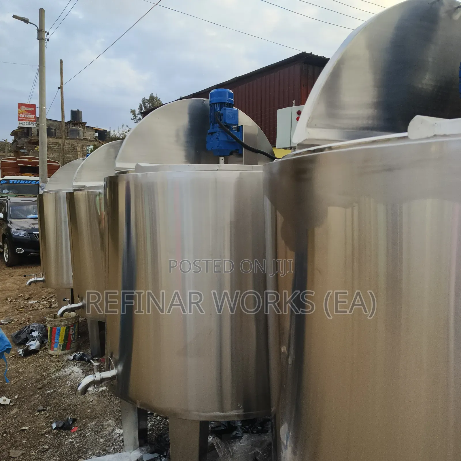 Milk Pasteurizer and Chiller Set for Small Dairy Processors