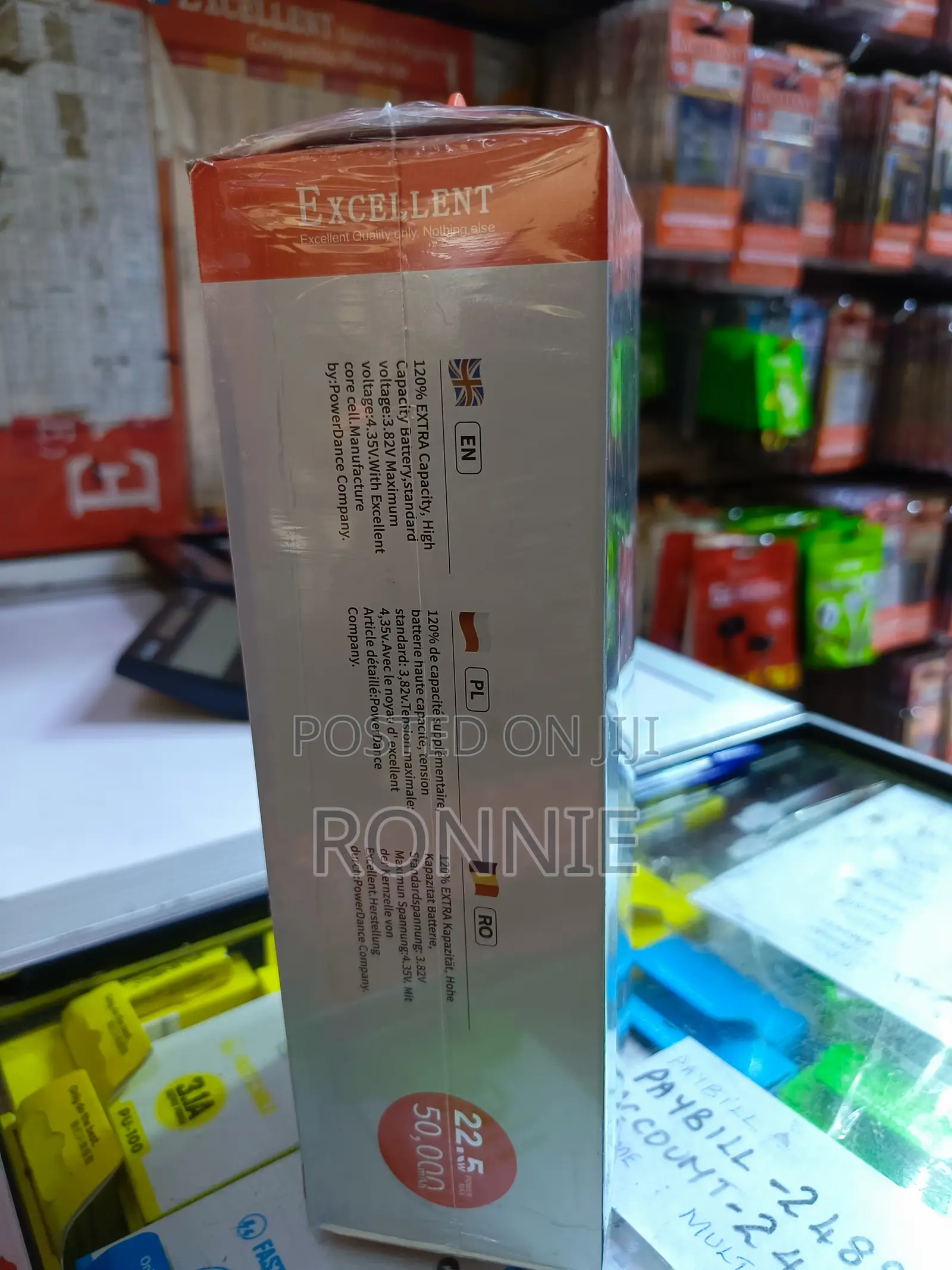 P96 Excellent -50000 Mah Power Bank 4 Cables + Led Big Light