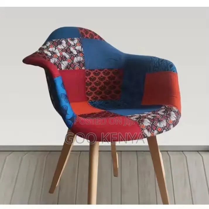 Home Chair ; Patchwork Dining Chair Colourful Armchair