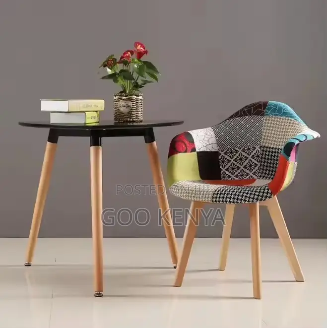Home Chair ; Patchwork Dining Chair Colourful Armchair