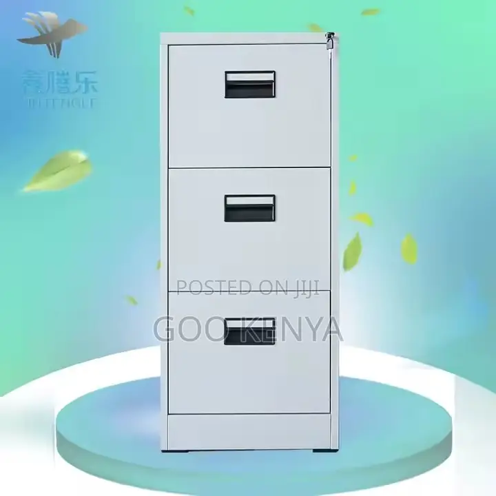 Office Cabinet ; 3-Drawer Vertical Steel Office Cabinet