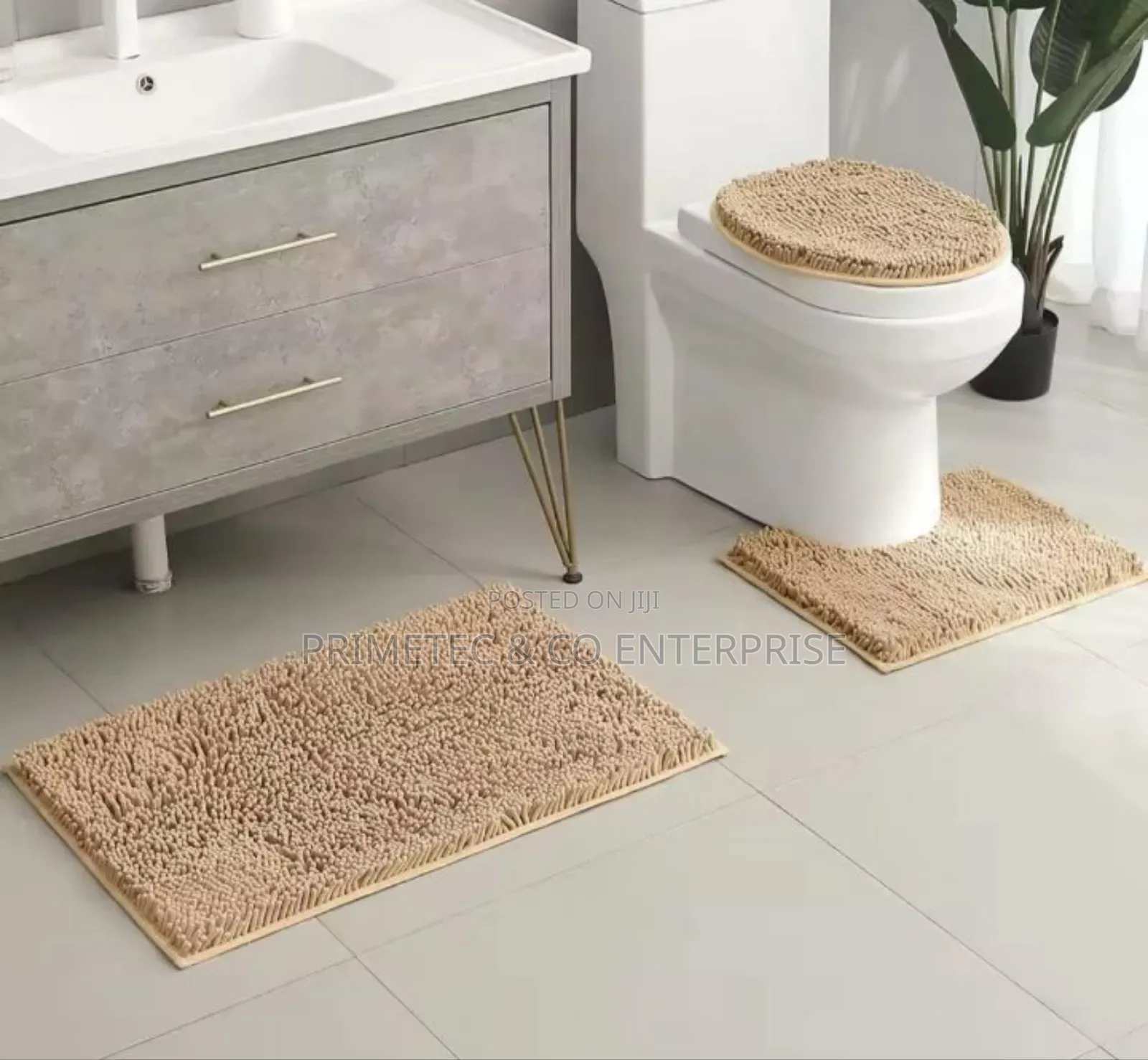 *3 in 1 Fluffy Toilet Mats