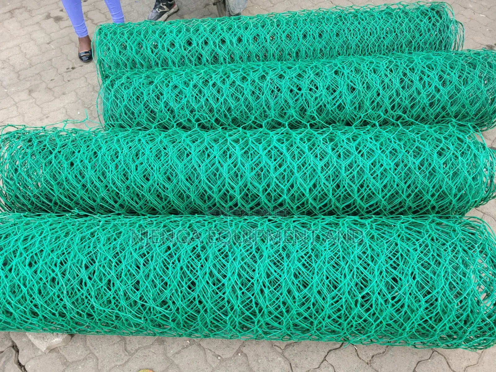 PVC Coated Tripple Twisted Chainlink 7ft