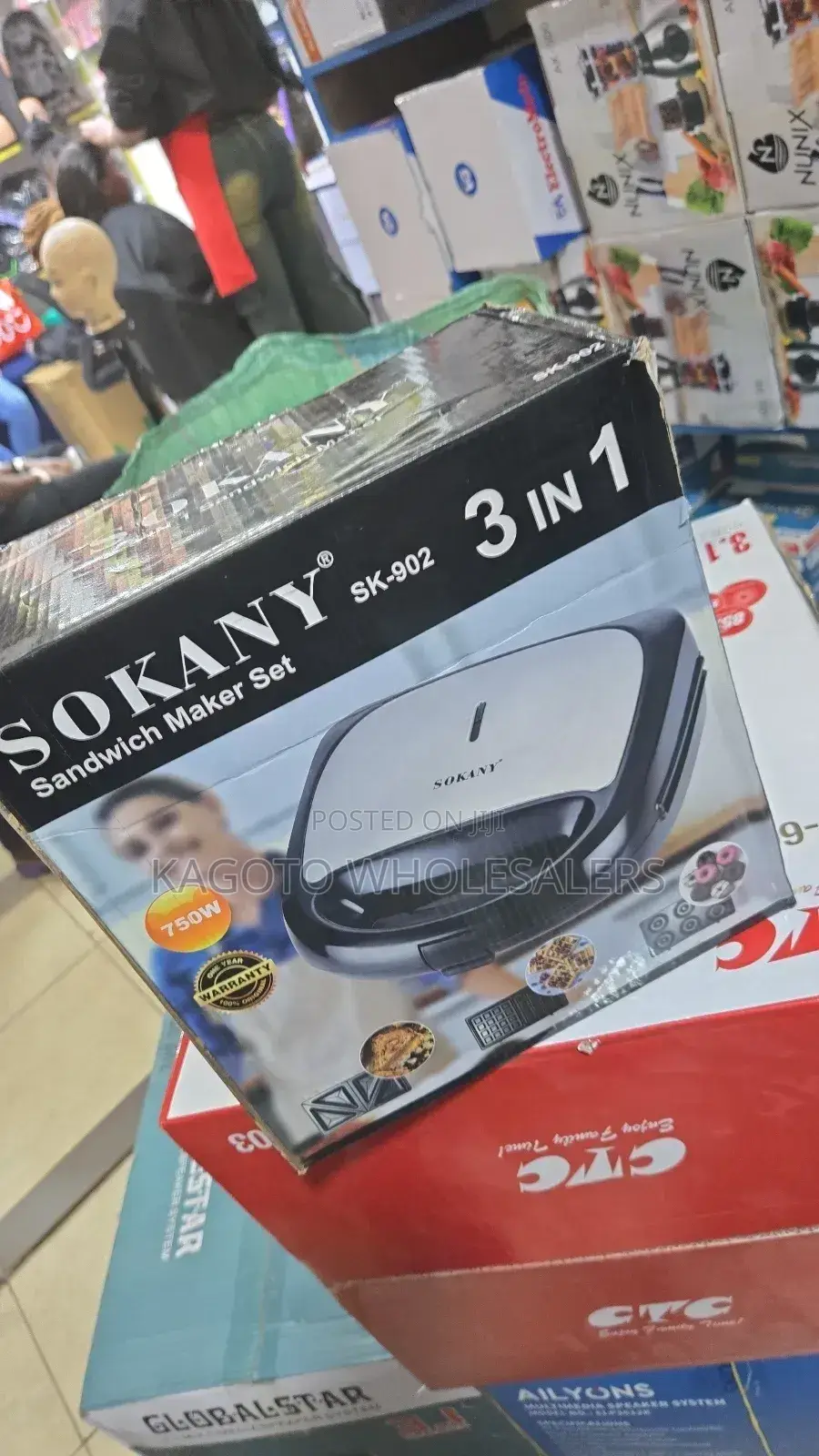 Sokany 3 in 1 Toaster