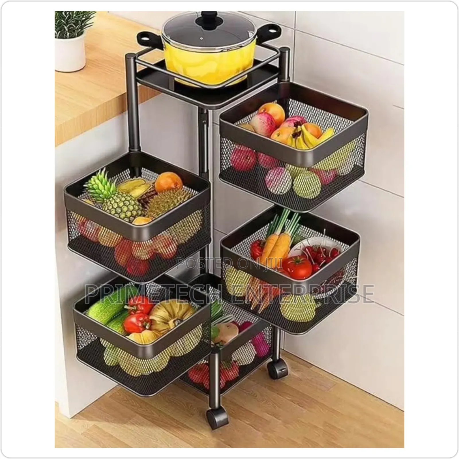 Movable Rotating Square Storage Rack