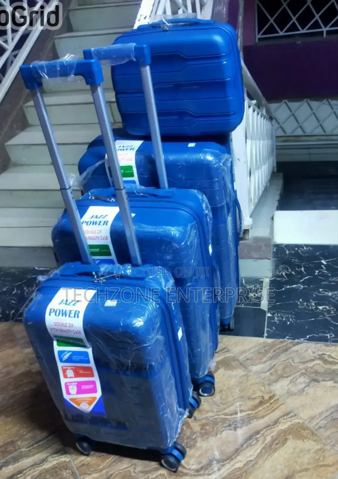 Classic 4 in 1 Luxurious Unbreakable Rubber Suitcase