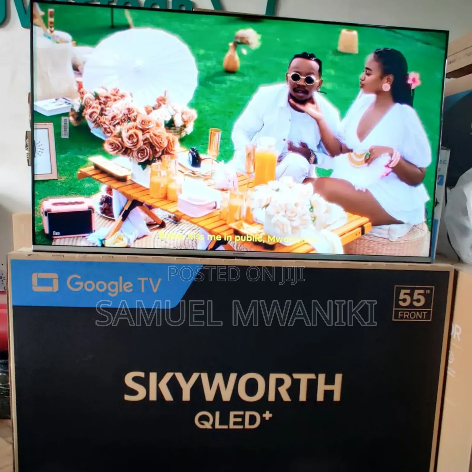 Skyworth 55′′ Qled Uhd Google Tv, Voice Command, Hdr+ New