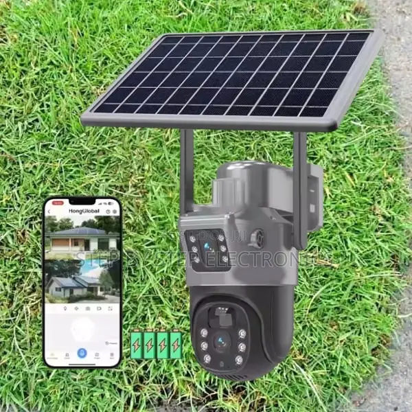 Remote Controlled 4g PTZ Rotating Solar CCTV Camera