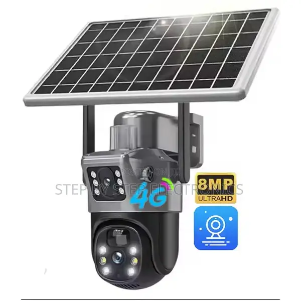 Cloud Storage Back Up 4g PTZ Rotating Solar CCTV Camera