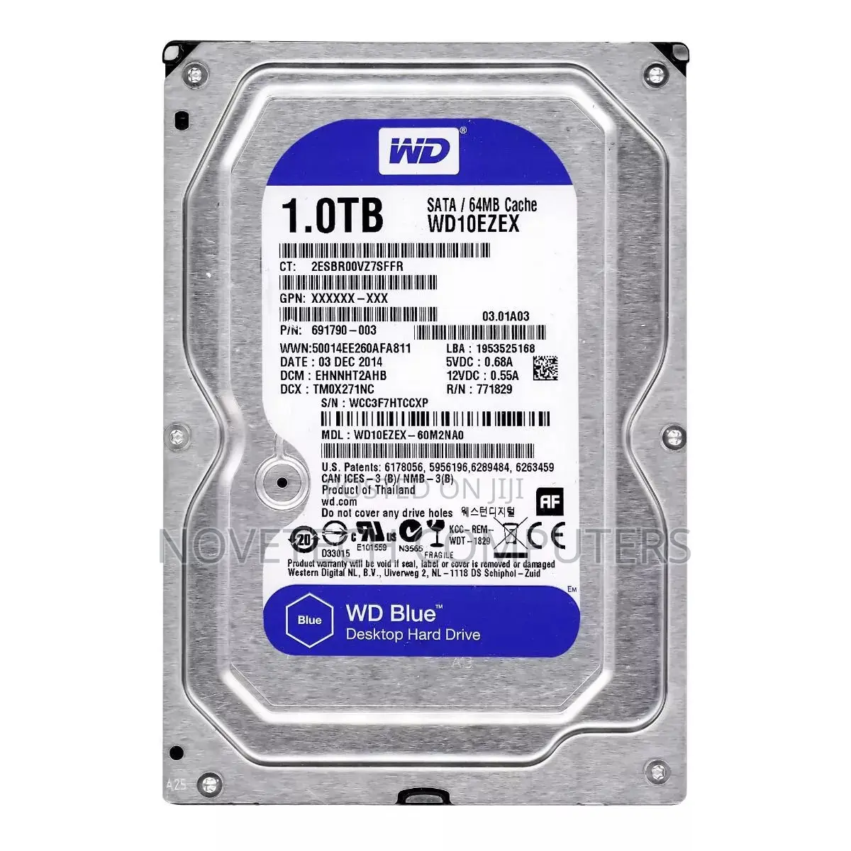 Western Digital 1tb Wd Blue Pc Hard Drive HDD -7200 RPM 3.5