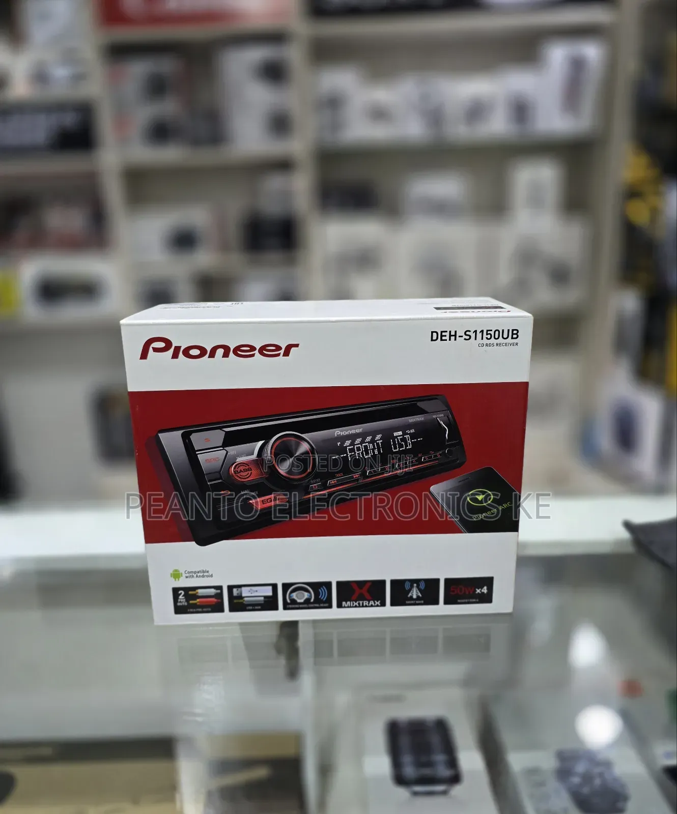 Pioneer Car Radio Deh-S1150ub Single-Din Cd Receiver With Us