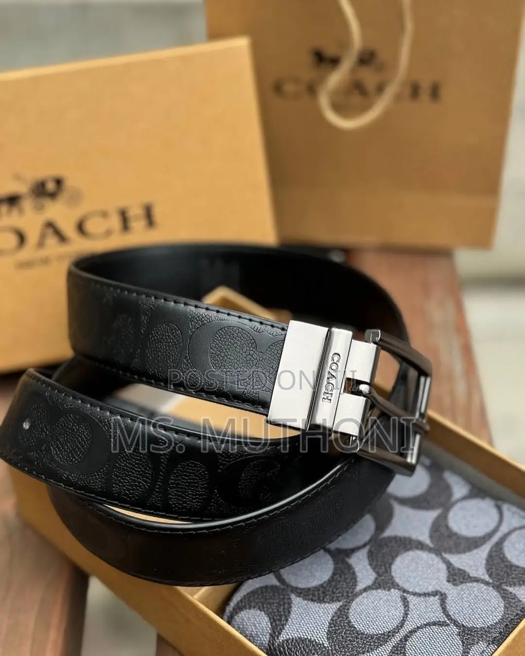 *2in1 Coach Men's Gift Set
