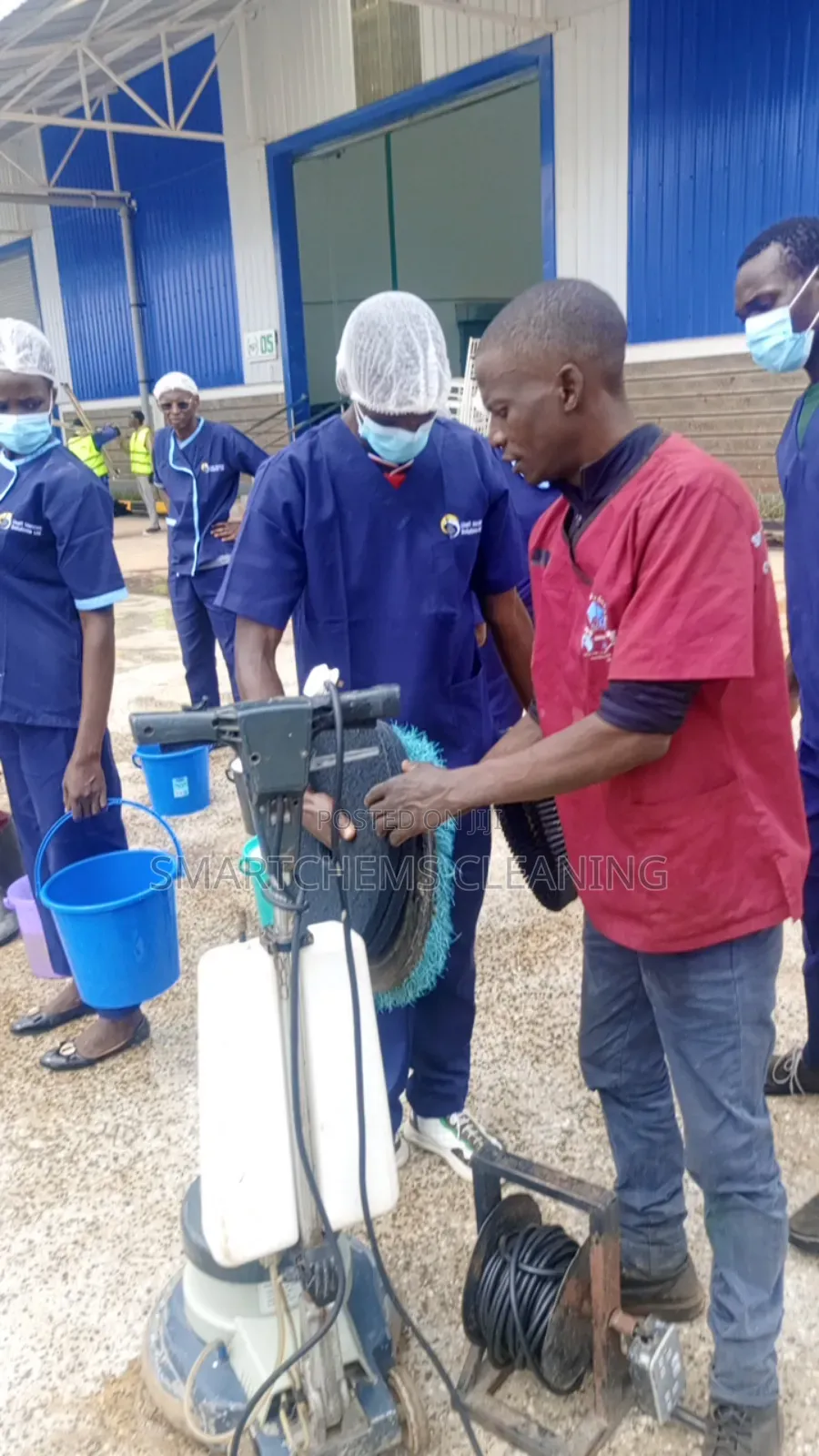 Cleaning During the Launching Event