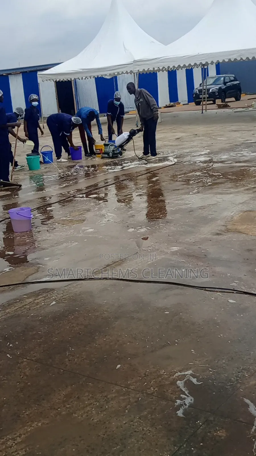 Cleaning During the Launching Event