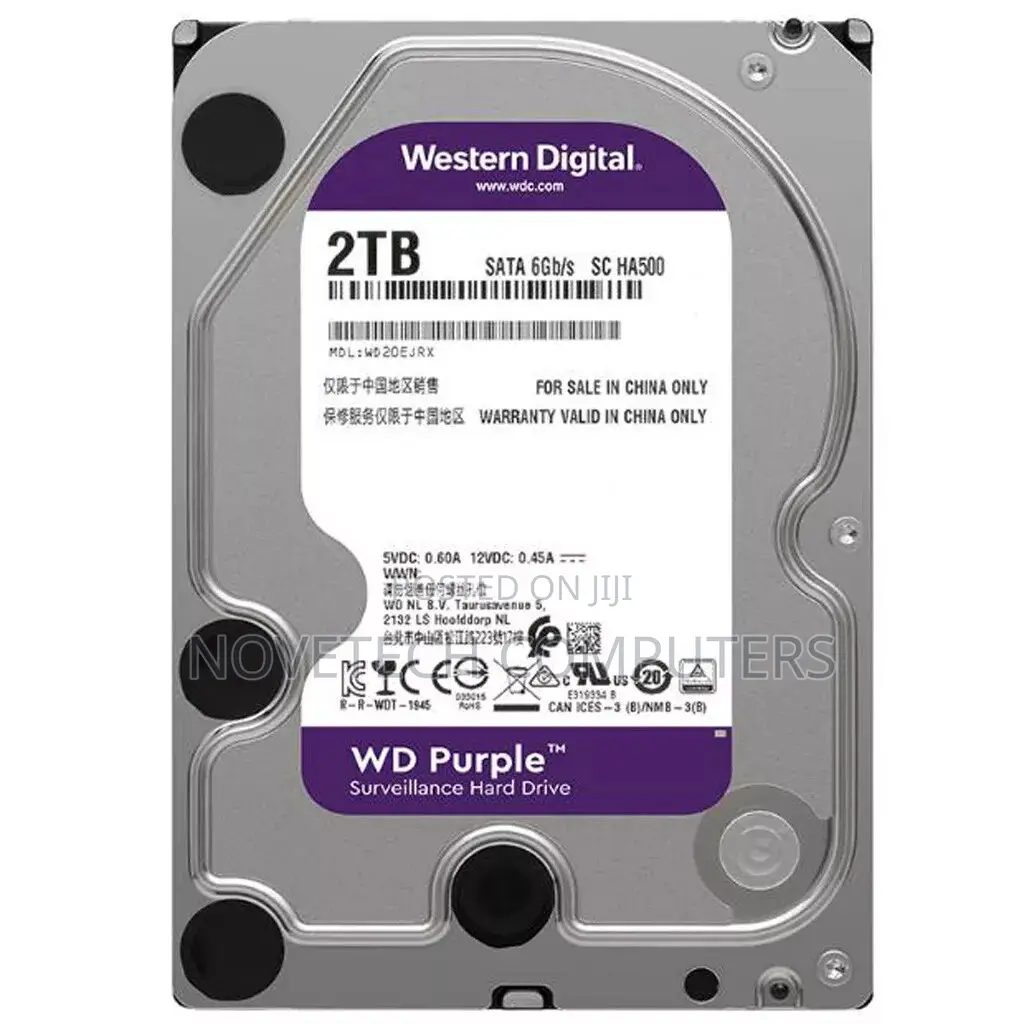 Hardisk 2tb Surveillance, 2tb Wd Purple Surveillance Hardisk