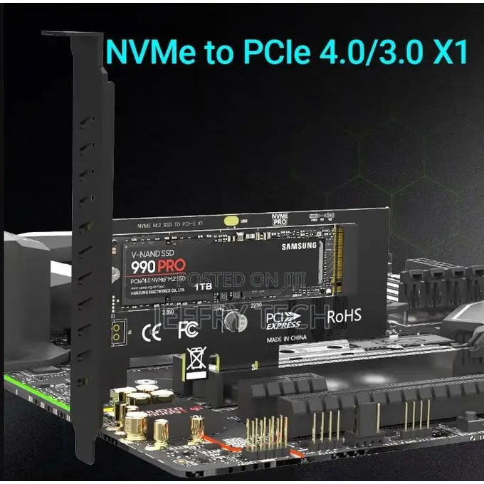 M.2 to Pcie 3/4 M.2 Nvcloser Adapter Card, Desktop Pc Cards
