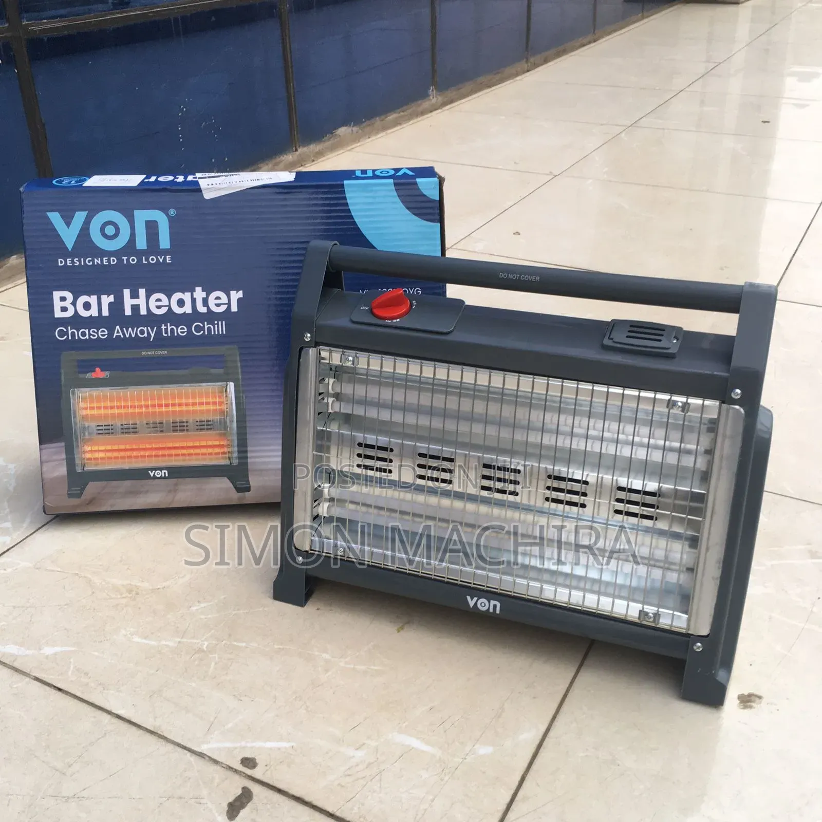 Von Quartz Heater With Humidifier