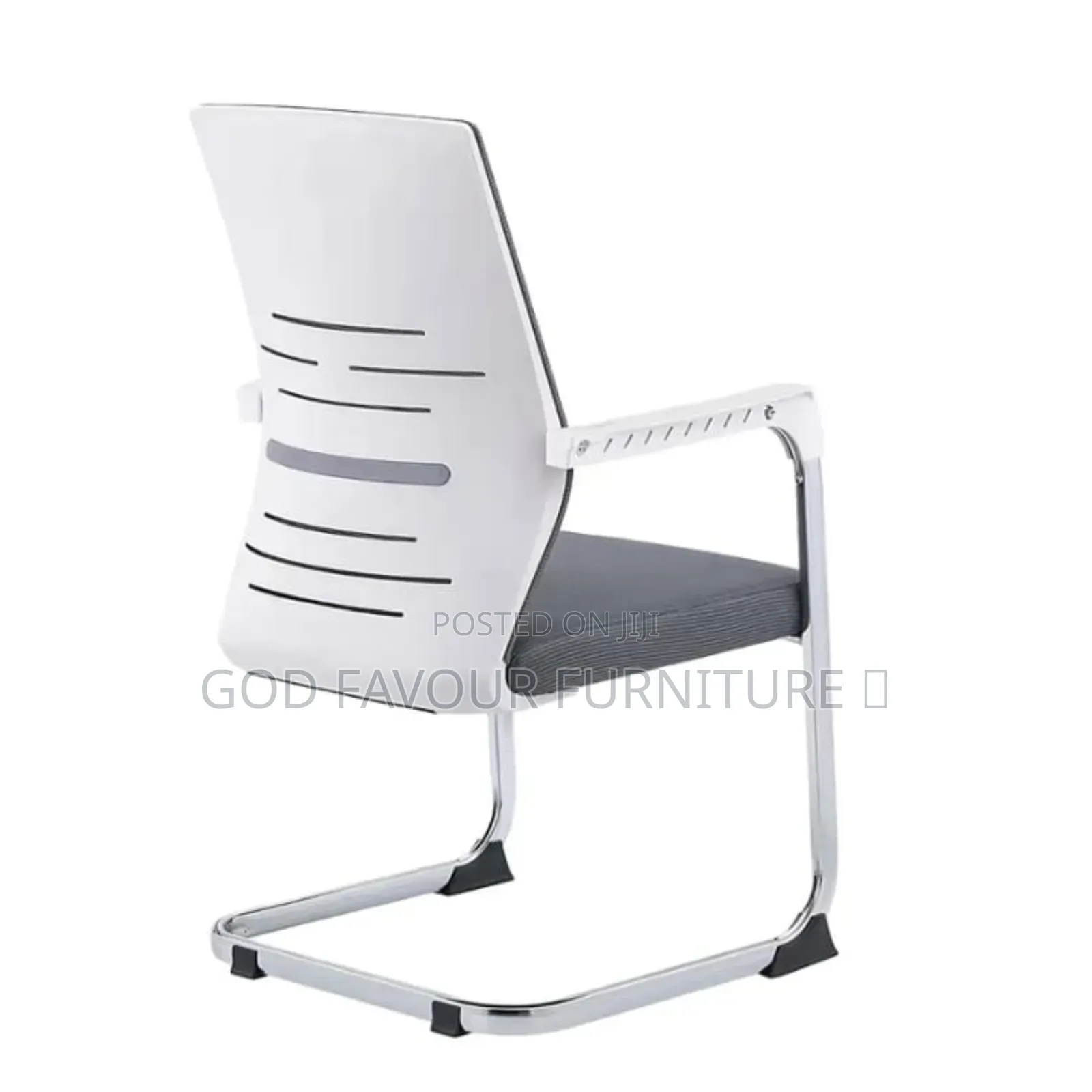 Elegant White Modern Office Chair/Waiting Chair Rds3