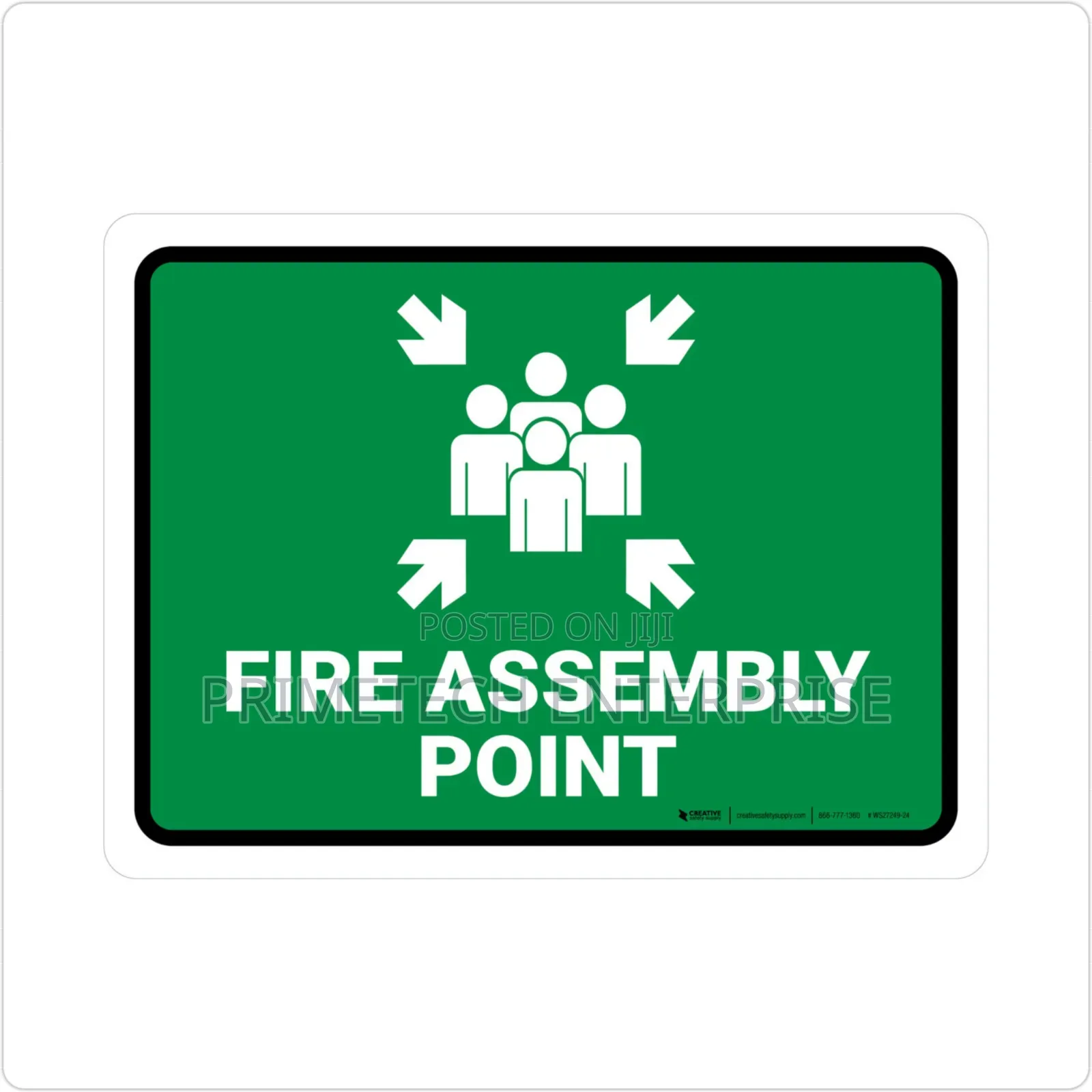 Fire Assembly Reflective Sign