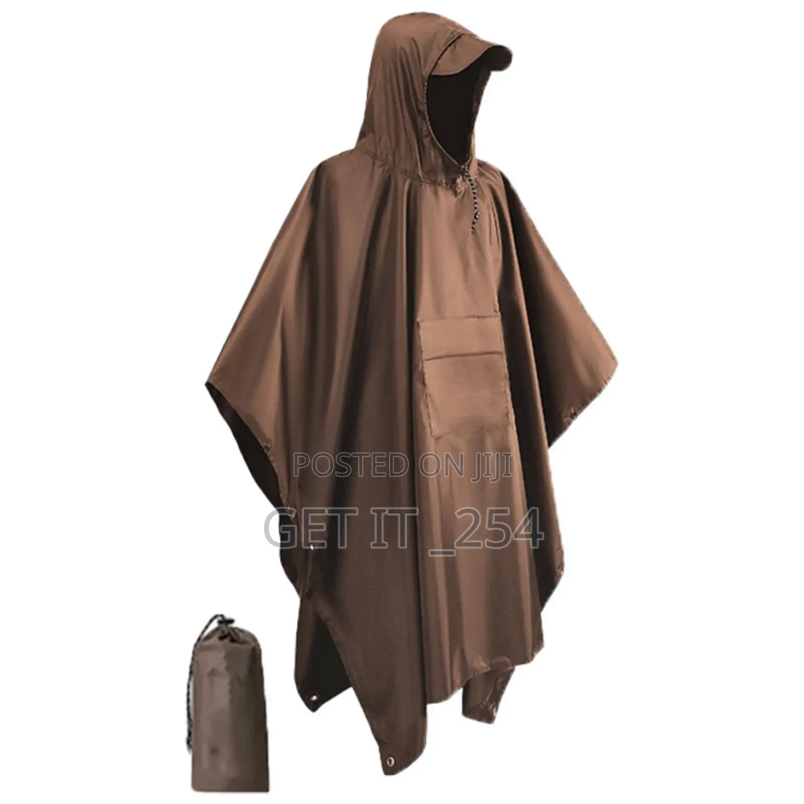 High Quality Unisex Adult Rain Poncho With Cap*