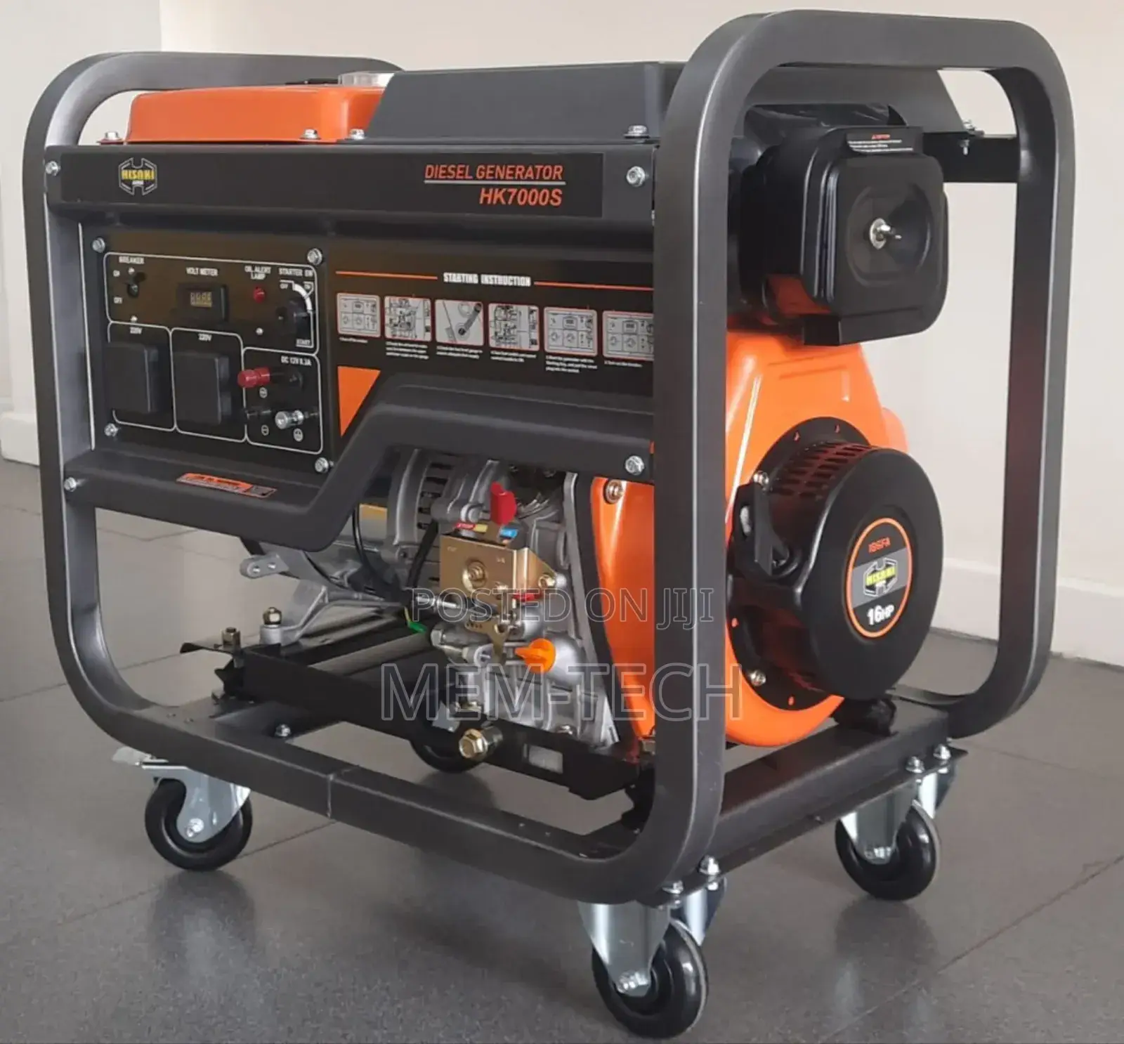 Hk7000s Hisaki Japan Diesel Generator/7.5kvadiesel Generator
