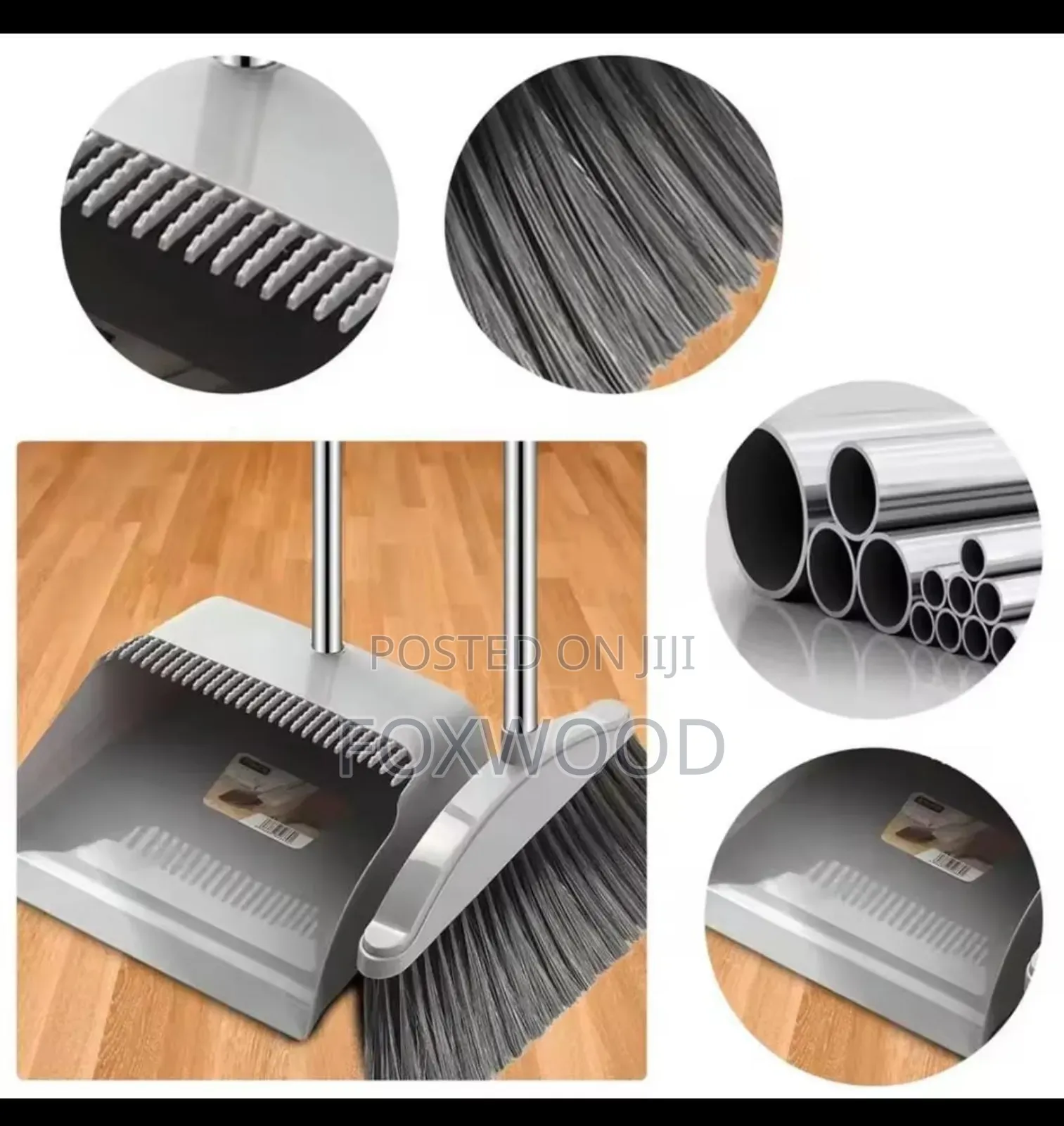 Long-Handled Dustpan and Brush Set